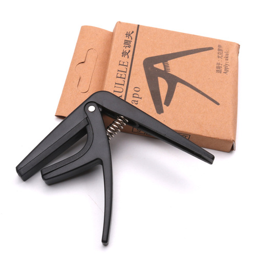 Ukulele capo UKULELE treble clip 23 inches 26 inches Ukulele plastic steel black
