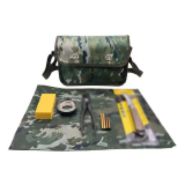 Camouflage Outdoor Work Bag Single Shoulder Crossbody Tool Bag Single Shoulder Bag Thickened Wear-Resistant Large Capacity Wild Z Explosion P Includes Accessories