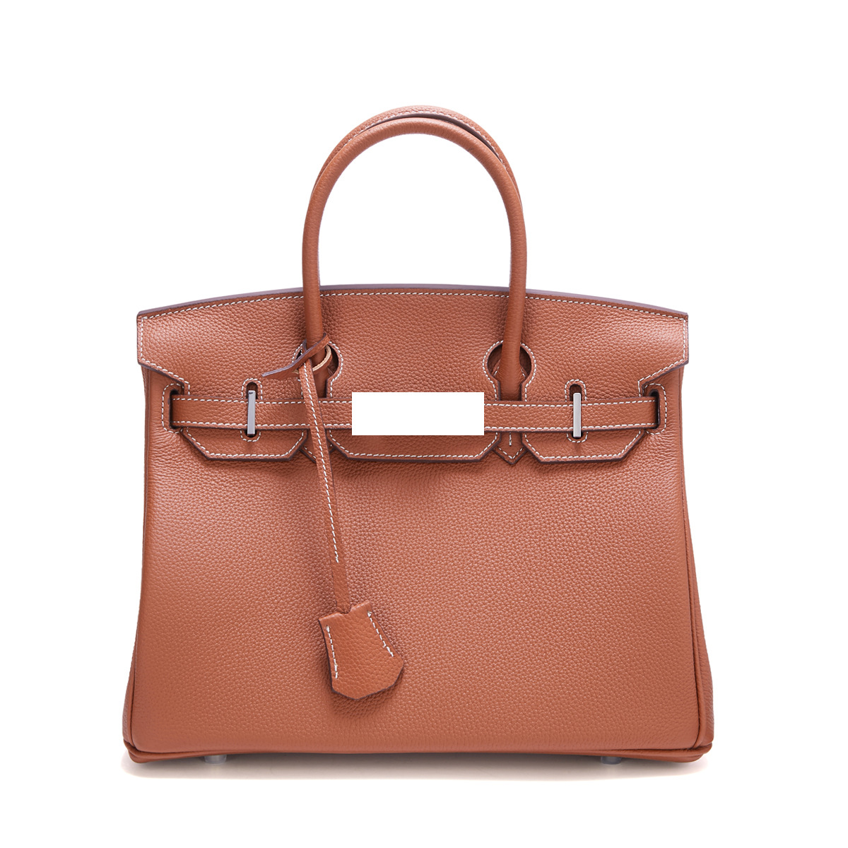 Silver Buckle Togo Small Pattern Platinum Bag Genuine Leather Foreign Trade New Top-Layer Cowhide High-End Large-Capacity Handbag Women's Large Bag