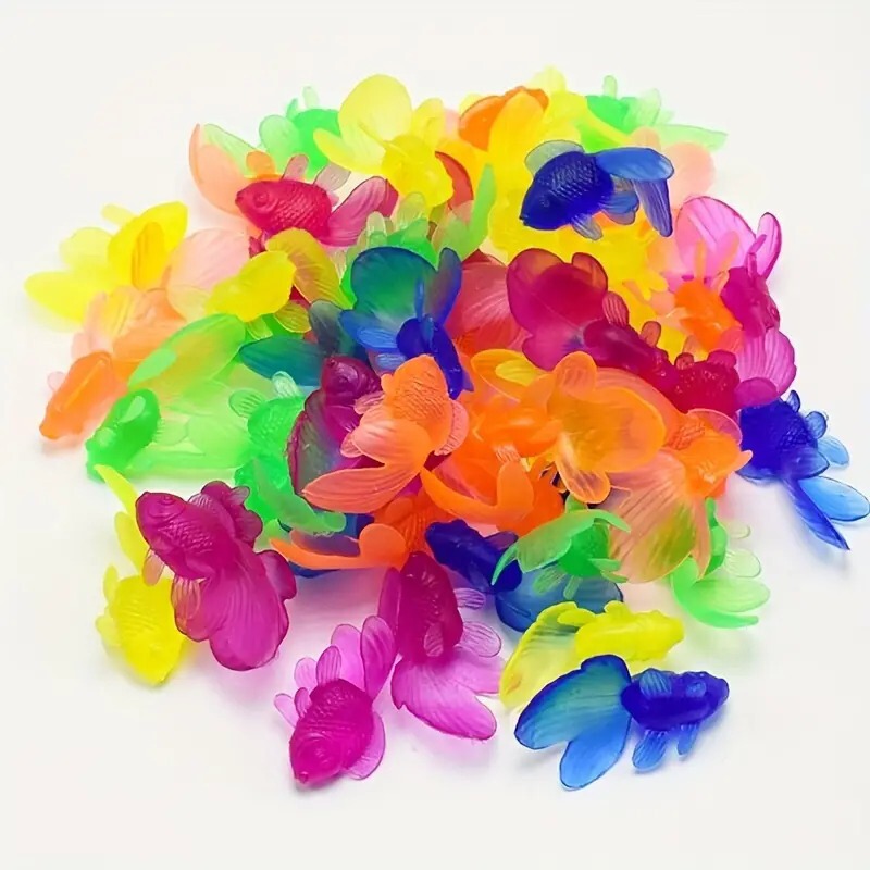 Simulated Goldfish 5cm Semi-Transparent Environmentally Friendly Soft Pvc Marine Animal Model Set Children's Fishing Toy Simulated Goldfish 5cm Semi-Transparent Environmentally Friendly Soft Pvc Marine Animal Model Set Children's Fishing Toy