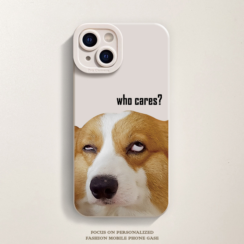 Funny Corgi Compatible With Iphone 14 Phone IPhone 15 Pro Max Fun 7/8 Plus Matte 13 Soft Case_voghion.com
