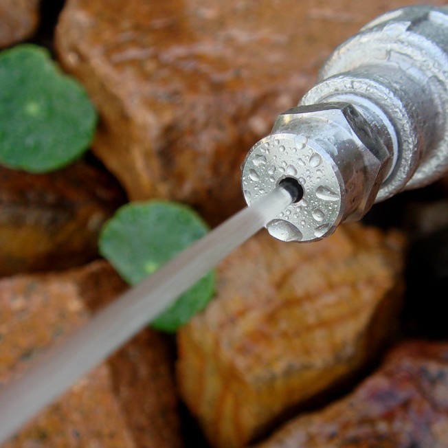 304不锈钢直线水柱喷嘴 0度液柱流喷头 高低压清冲洗洗车机喷咀