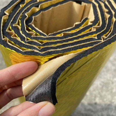 Car sound-absorbing cotton insulation cotton golden checkered thermal