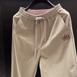 秋季新款欧洲站时尚时尚高级感长裤男士痞帅潮流休闲百搭休闲裤