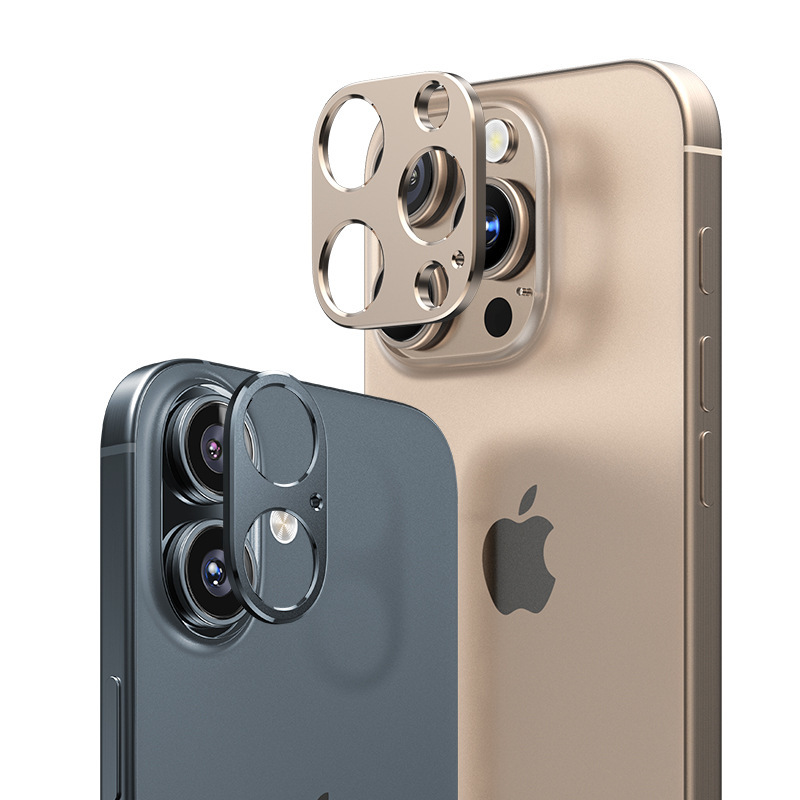 Apple 16 メタルレンズステッカー IPhone16ProMax 携帯電話カメラレンズフィルムつや消し中空カバーに適しています。|undefined