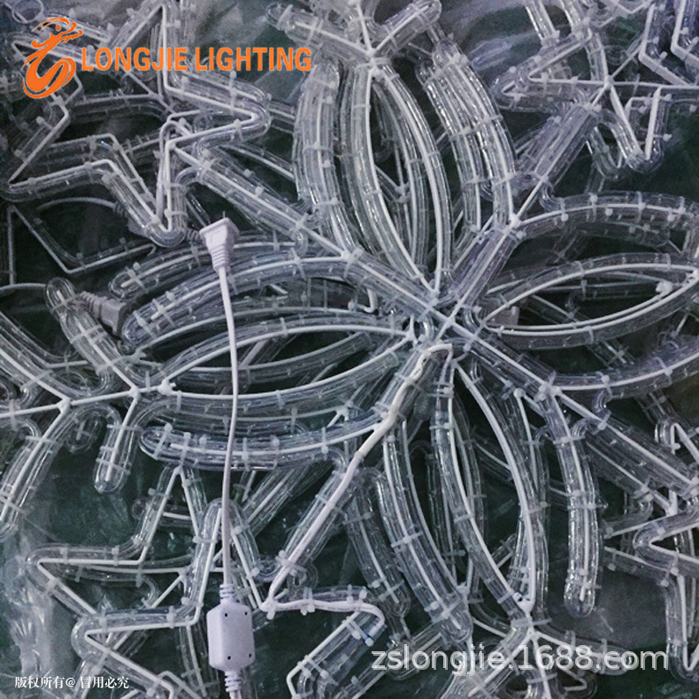 ֱ��80CM  ��+�� LEDѩ��ͼ���� LED�ʺ��ѩ��ʥ����ϵ�����͵�