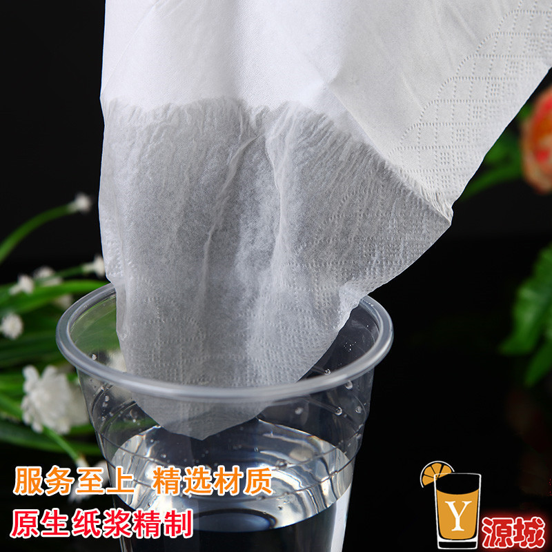 230*230 double-layer edge floral restaurant dining paper towels home paper set of 100 sheets