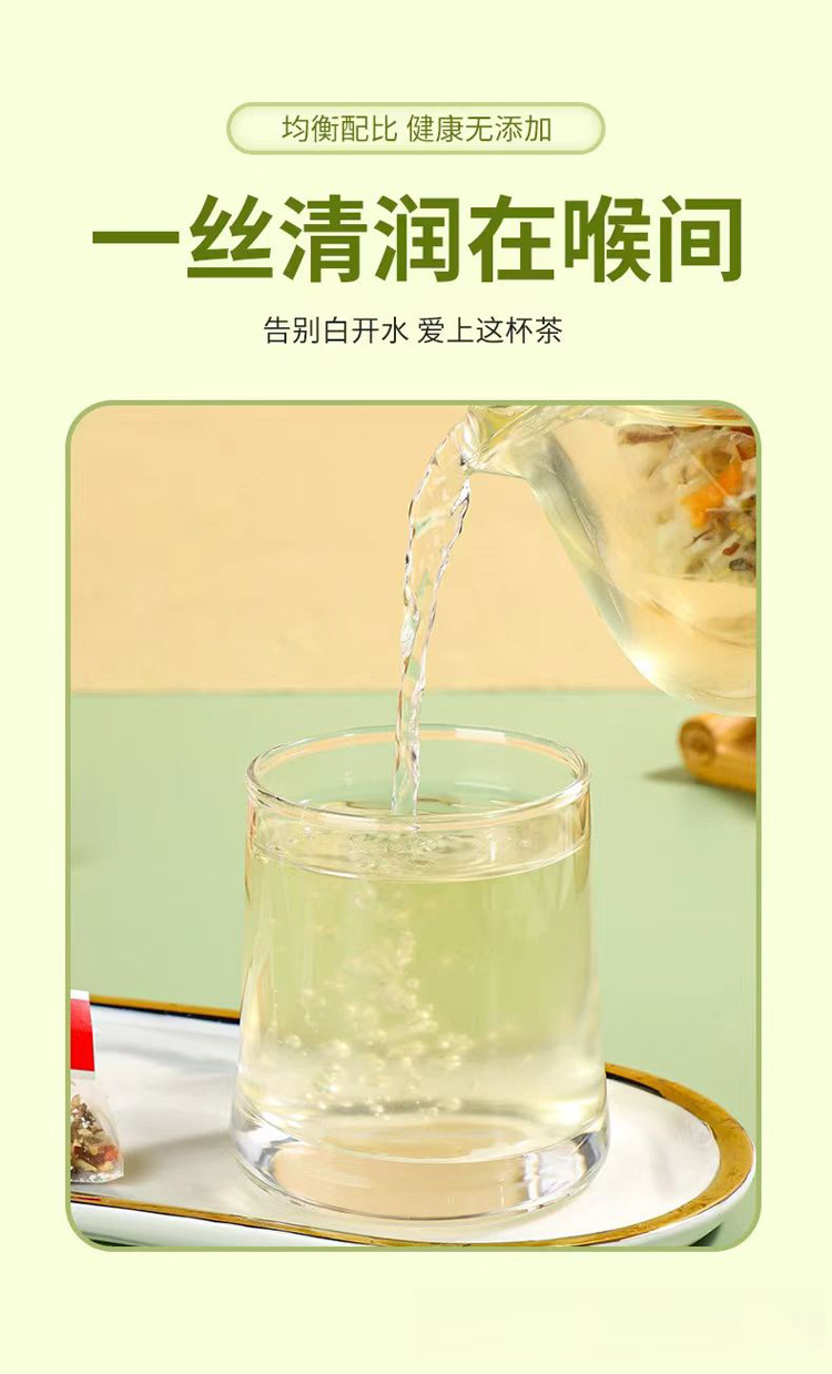 Sugarcane Imperata Snow Pear Tea Zhu Zhe Mao Gen Xue Li Cha 120g Triangle Tea Bags Hot Brew Wellness Tea key features