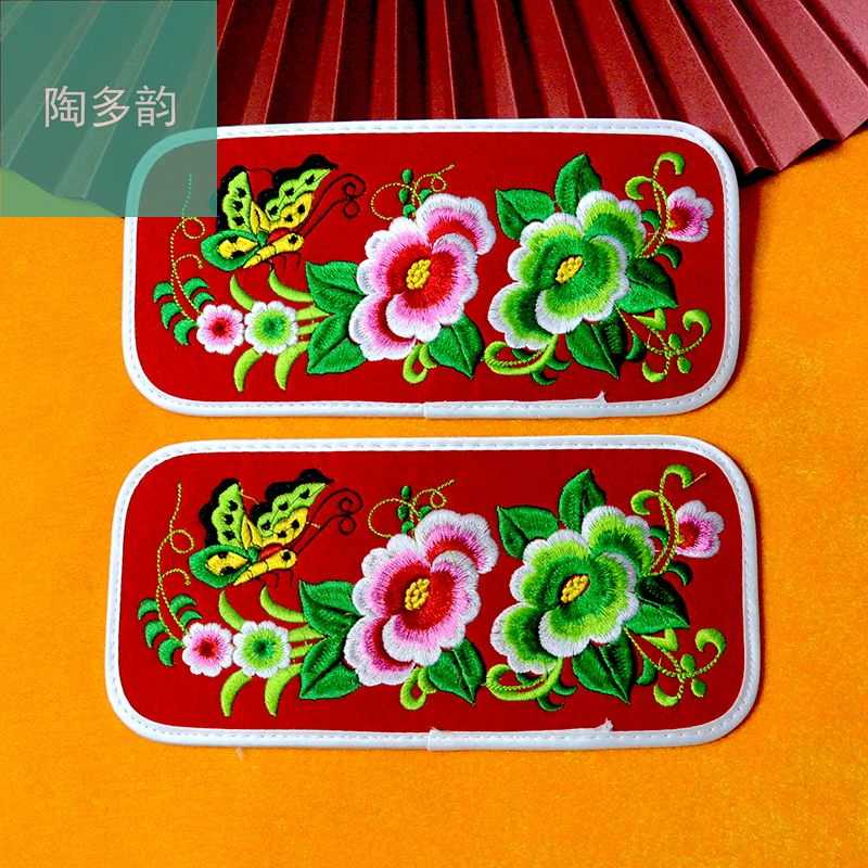 Вышивка Старомодная вышивка Подушка Верх Вышивка Полуфабрикат В этническом стиле Квадрат DIY Полный комплект Народная Свадьба Праздничная