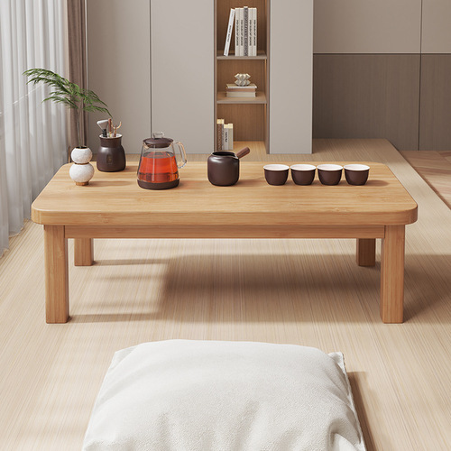中式小茶几飘窗桌子家用炕桌实木榻榻米小桌子卧室客厅坐地矮桌子
