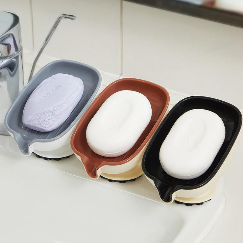 Soap Holder with Suction Cup, Bathroom Luxury Soap Box, Stylish Soap Dish, Household Quick-Dry Soap Holder Soap Holder with Suction Cup, Bathroom Luxury Soap Box, Stylish Soap Dish, Household Quick-Dry Soap Holder
