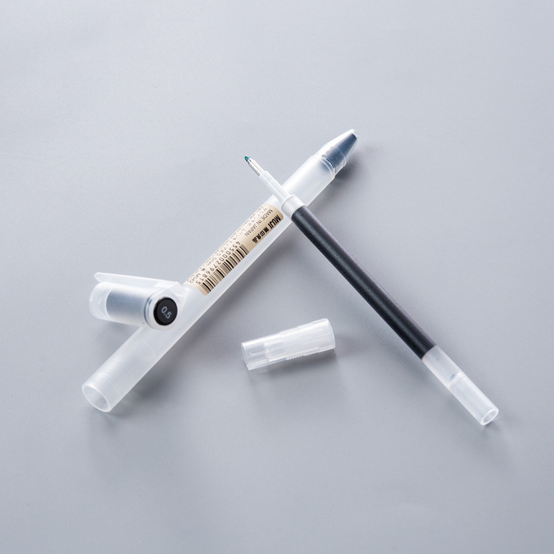 (2개) 10 팩 새로운 캡 펜 MUJI MUJI 젤 젤 잉크 0.5 | 0.38MM 학생 사업