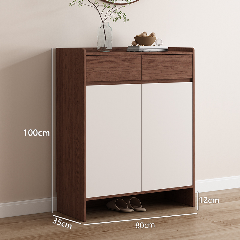 노르딕 월넛-80 와이드 [업그레이드된 원목 생태보드 ★ 특별 패키지 설치]