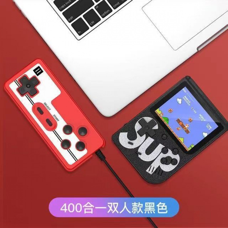 Juegos de mano SUP 400 en uno Juegos electrónicos para niños Nuevo clásico nostálgico Juegos recargables para dos jugadores