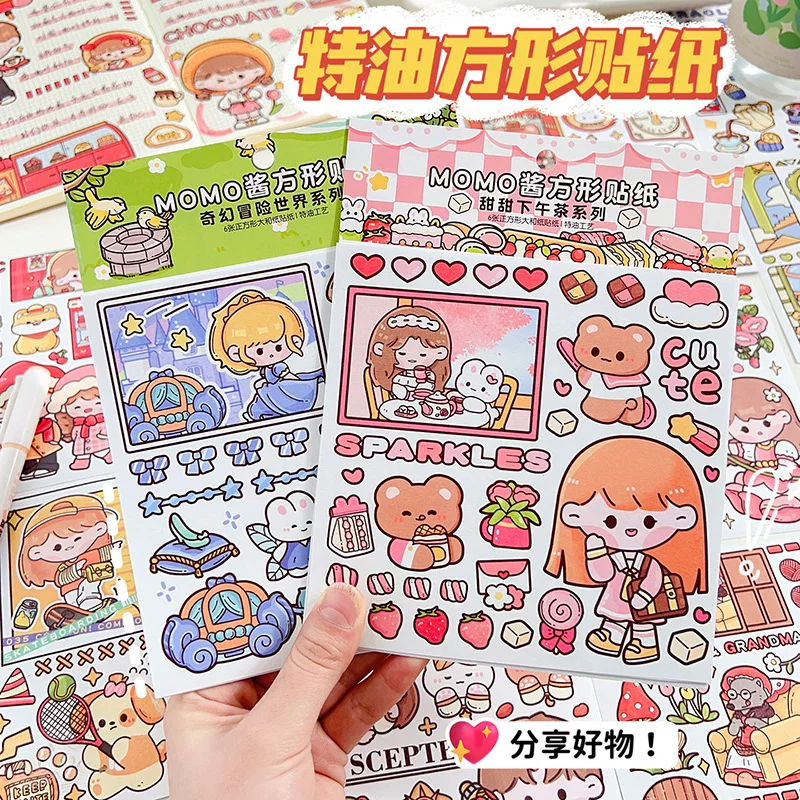 Hair band, cute container, sticker, stickers, scheduler