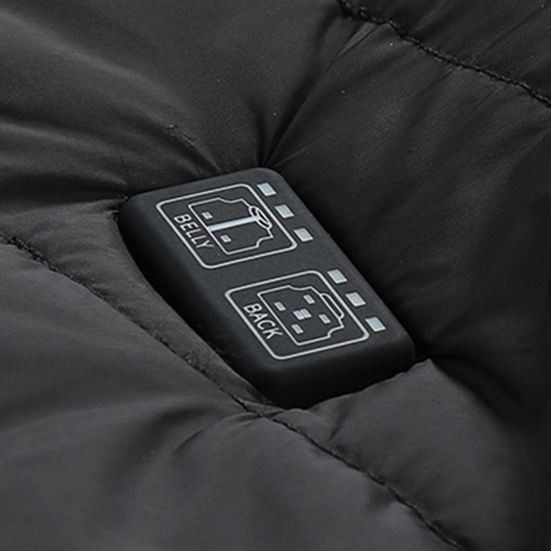 Chaleco de calefacción transfronterizo doble control de temperatura constante carga calefacción caliente cinco distrito nueve Distrito 11 distrito chaleco al por mayor