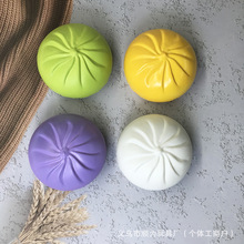 创意捏捏乐解压包PU慢回弹食物大包子仿真小笼慢回弹减压发泄玩具