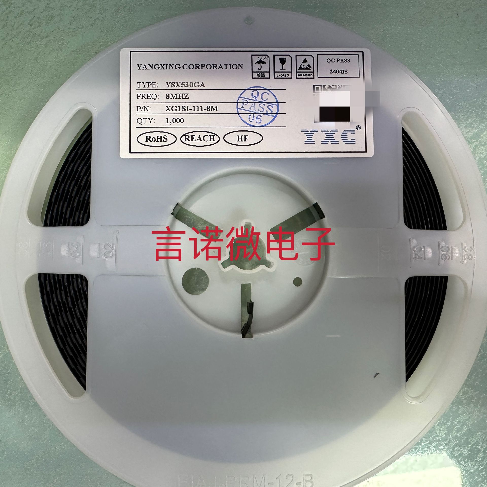 YXC YSX530GA 8.000MHZ 5032 8MHZ 8M XG1SI-111-8M 2个脚 正品