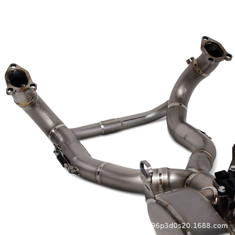 Suitable for Motorcycle and Motorcycle Exhaust Modification R1300 Gs/Adv Titanium Alloy Return Exhaust Front Section 60mm