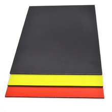 外墙用铝塑板 门头装修 室内装修 高光黑厂家直销