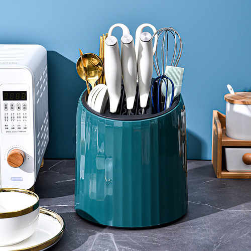 Battle spin knife rack storage shelf for kitchen knives and chopsticks, household item storage, wholesale