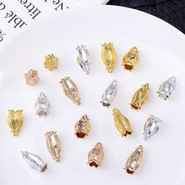 古风汉服发饰发冠流苏铃兰花吊坠饰品 复古耳饰耳坠合金diy配饰
