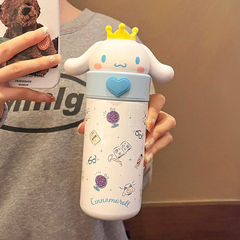 三麗鷗庫洛米保溫杯女生高顏值可愛小巧學生316不鏽鋼便攜水杯子