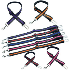 Dog safety harness car reflective retractable leash adjustable extendable car dog car safety rope walking rope