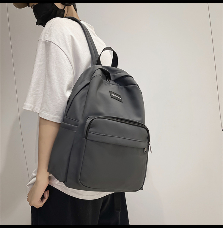 Schoolbag Korean Version Of The Large-capacity Travel Simple Backpack New Fashion Student Backpack display picture 4