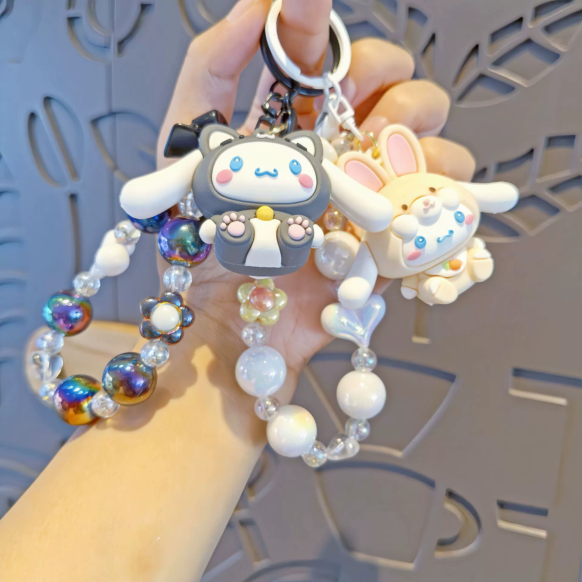Брелок Sanrio Cinnamoroll милый подвес, украшение для сумки и телефона, 12 см