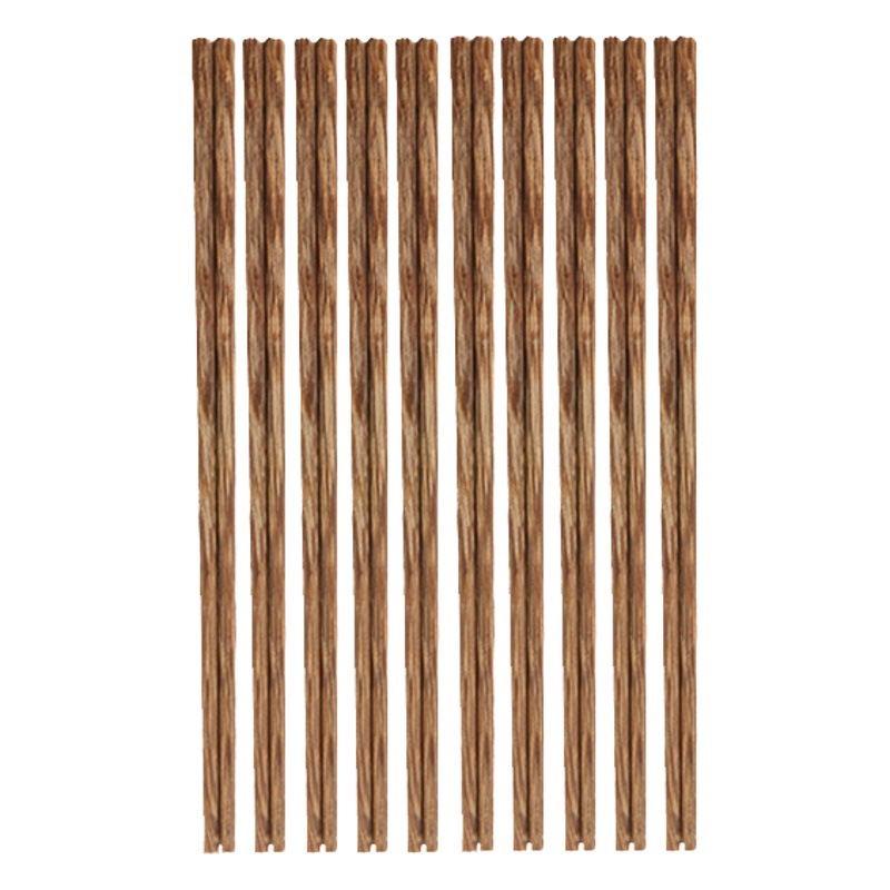 Palillos de madera de ala de pollo hogar fideos anti-escaldado comiendo olla caliente palillos fritos de madera maciza palillos públicos gruesos súper largos palillos alargados