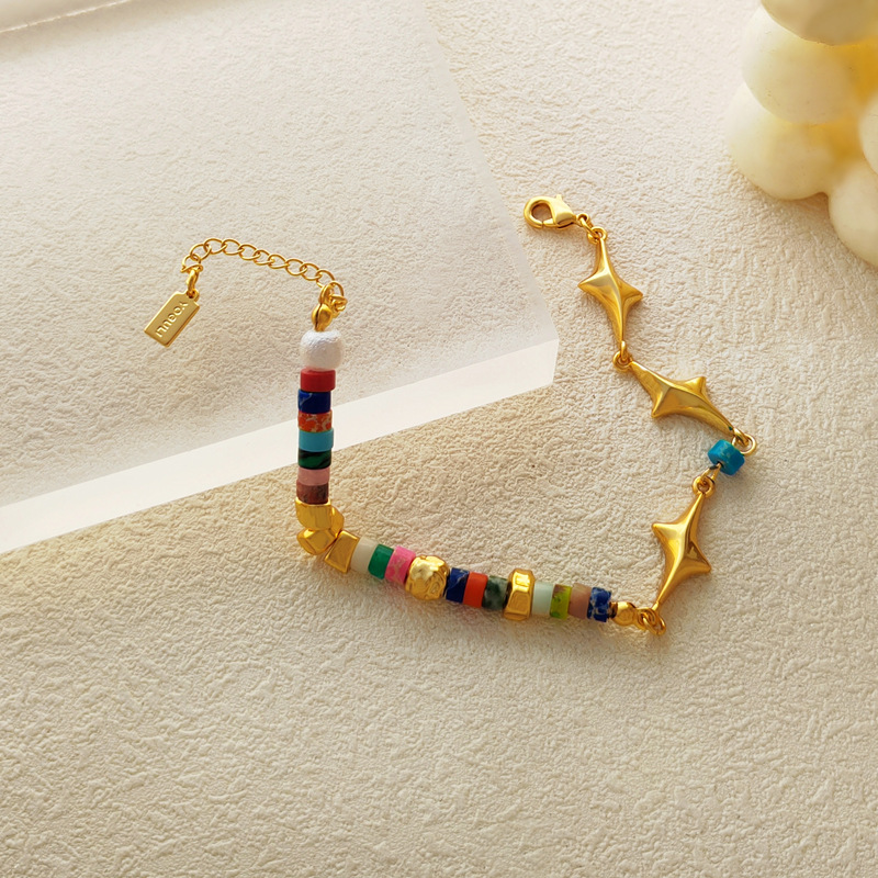 Retro Star Copper Plating Bracelets 1 Piece