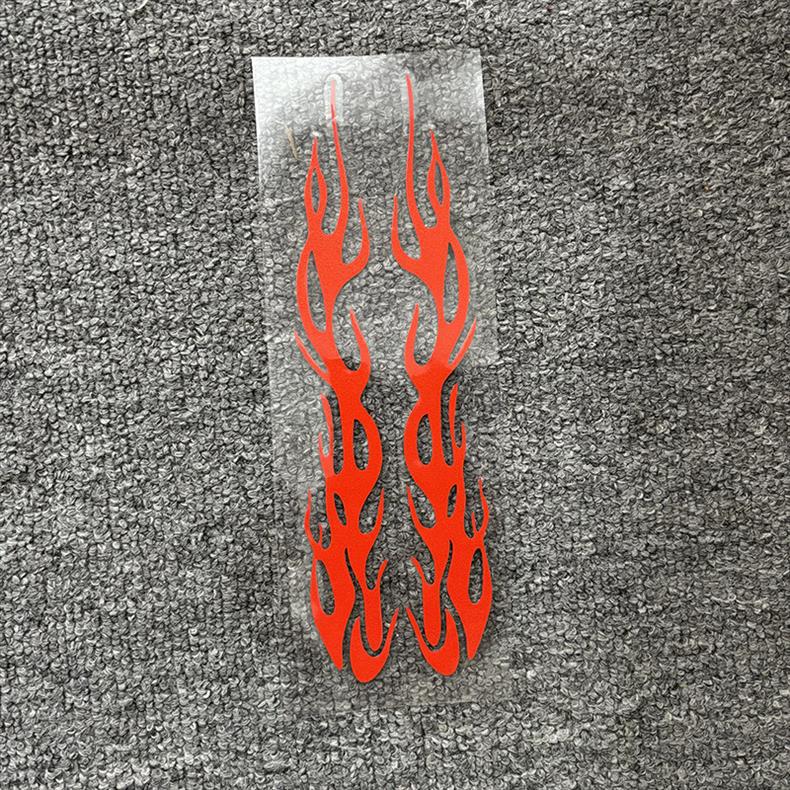 Reflective Colorful Flame Fire Strips Modified Decoration Motorcycle Electric Body Car Scratch Stickers_voghion.com