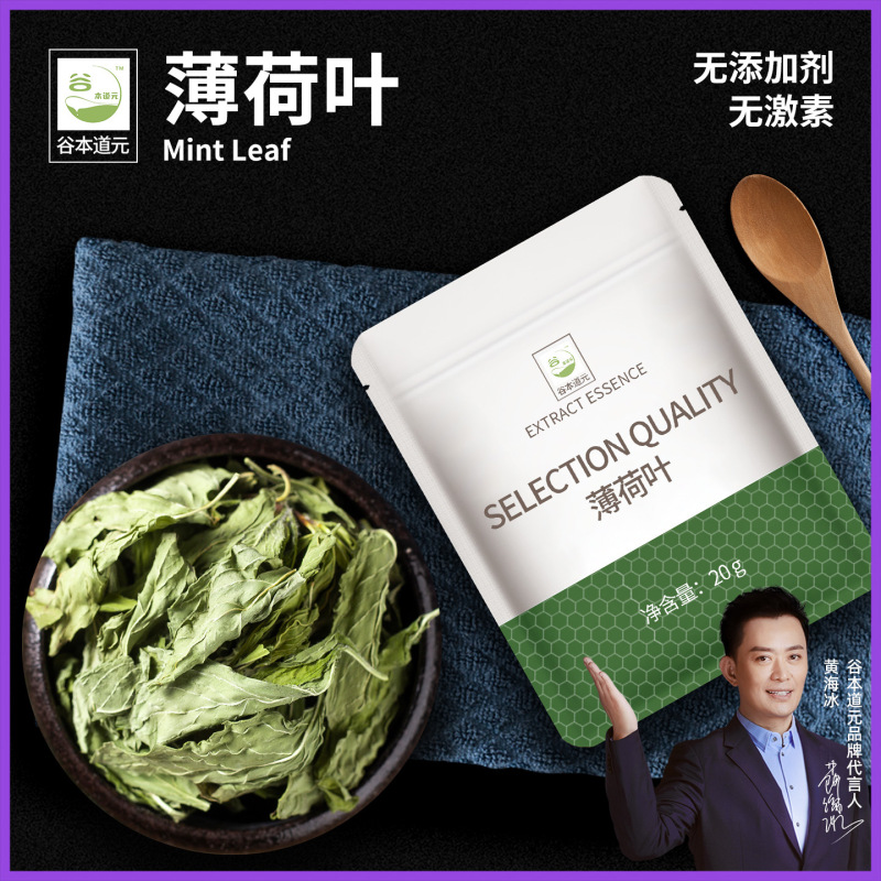 Gubendo Dogen Mint Leaves Fresh Summer Cold Brew Refreshing Mint Dried Tea Commercial Raw Material Bagged for Home Use