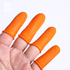 Rubber finger covers, oil-stained color, anti-soil finger covers, anti-dirty hands, handmade leather craft accessory gloves