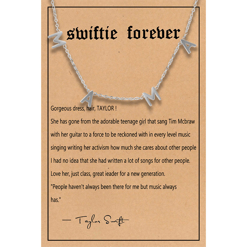 MAMA 목걸이 실버