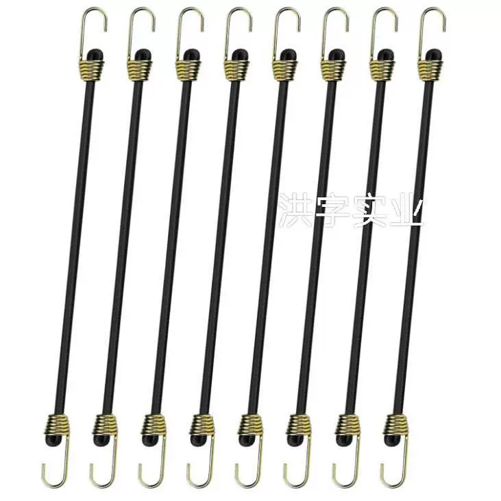 量大优惠4M乳胶迷你绳行李绳捆松紧绑带固定弹力绳插座固定小挂钩