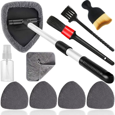 Car cleaning tools | Factory Wholesale Telescopic Pole Car - as-shown-in-set-2