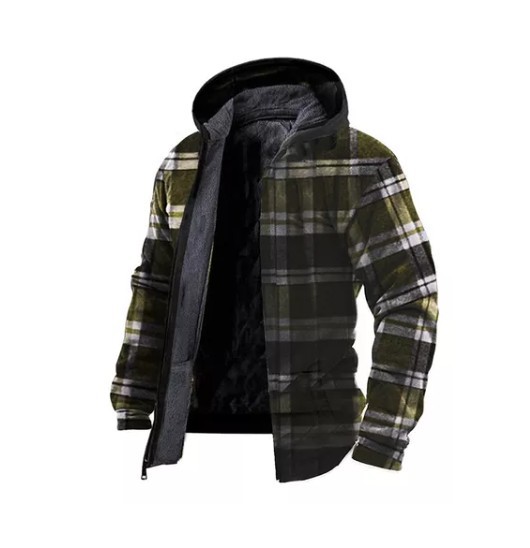 Chaqueta acolchada de algodón de invierno engrosada forrada con forro polar de invierno para hombres de invierno forro de doble capa de terciopelo grueso Abrigo acolchado de algodón cálido chaqueta acolchada de algodón