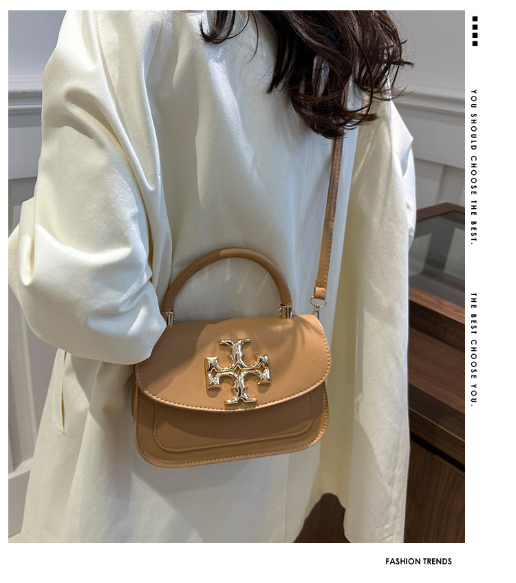 Cross-border retro underarm women's bag, this year's new fashionable single-shoulder bag, trendy and textured crossbody bag, casual tofu square bag details Picture