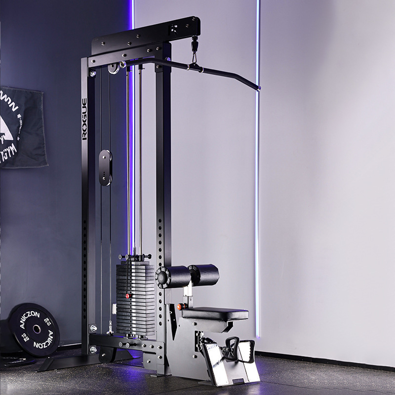 Equipo de entrenamiento de pull-down de alta posición para pull-down de alta y baja espalda integrada especial para entrenamiento de fuerza muscular gimnasio comercial