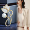 High-end brooch, protective underware lapel pin, pin, suit, clothing, accessory, light luxury style, wholesale, clips included