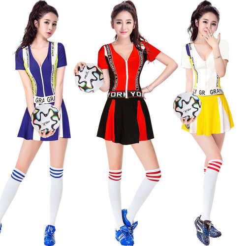 Adult cheerleading team uniform women's set sports meet opening group soccer baby performance dress dance dress