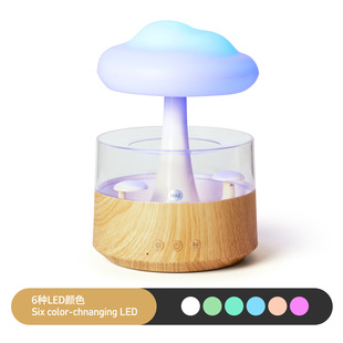 FEA Clouds Raindrops 300ml Essential Oil Aromatherapy Machine Ultrasonic Spray Humidifier Color Gradient Atmosphere Light Night Light