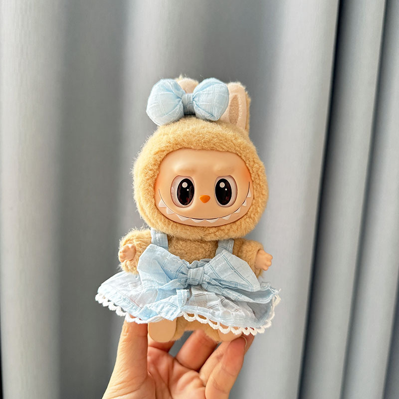 仅售衣服] 一二代钥匙扣La布布衣服挂件拉布布娃衣连衣裙珍珠发饰|undefined