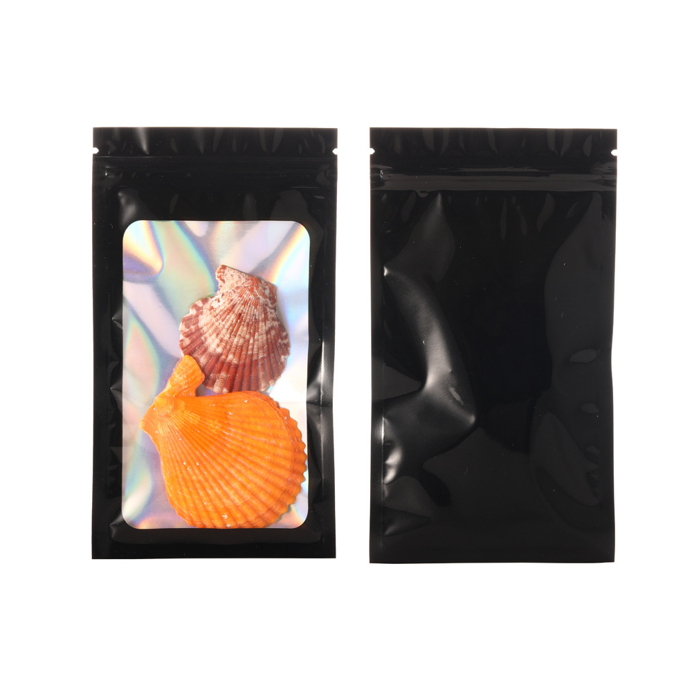 Bolsa ziplock de color láser, bolsa autoadhesiva, bolsa ziplock, bolsa de embalaje, bolsa de accesorios, bolsa de papel de aluminio, bolsa aluminizada, bolsa de plástico Symphony