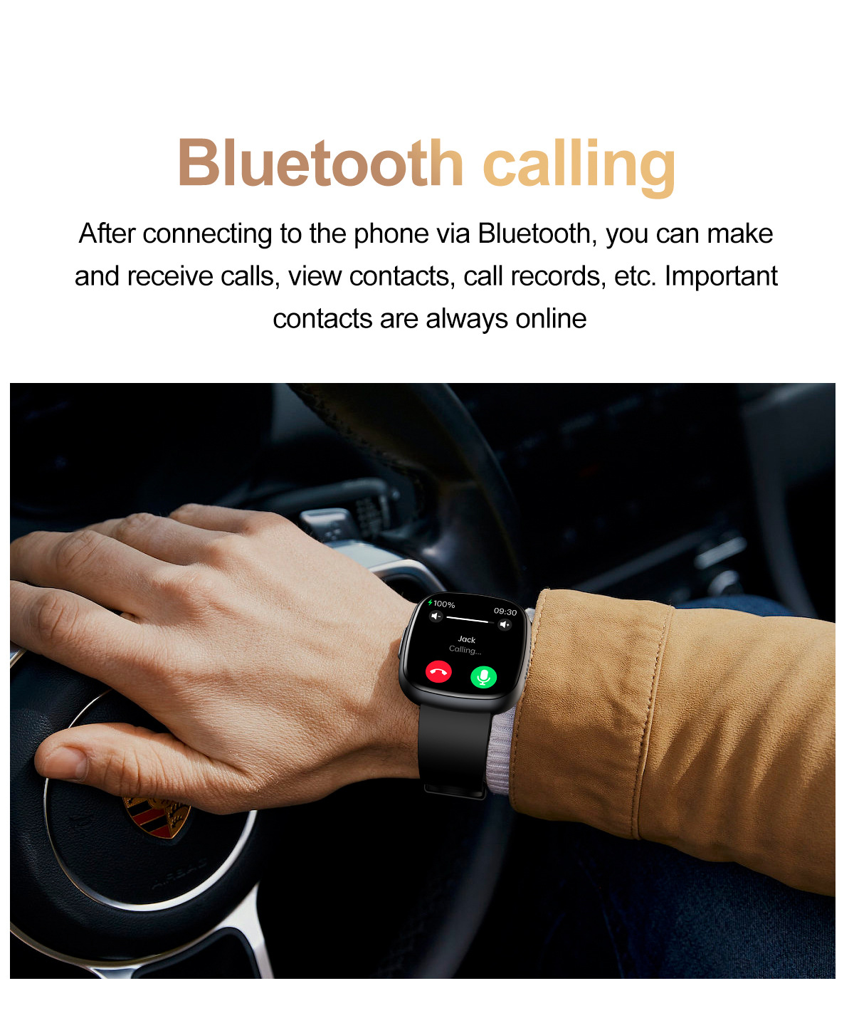 Smartwatch With Ecg Bluetooth Calling Heart Rate & Body Temp_voghion.com