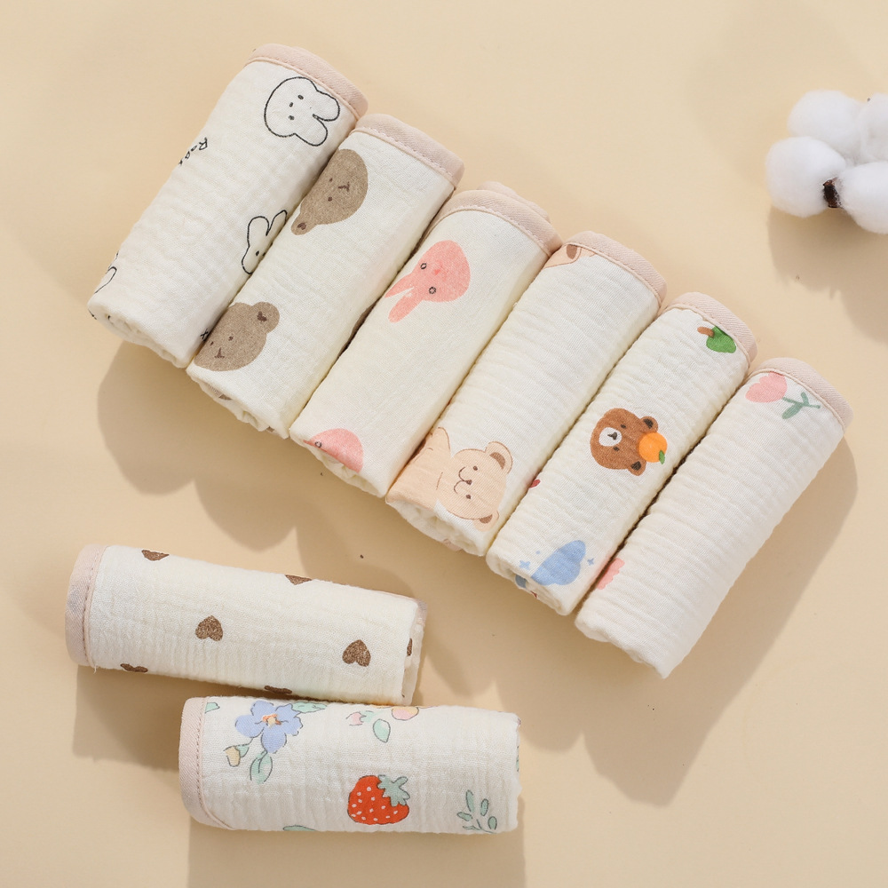 Serviette de visage bébé ultra-douce quatre couches_voghion.com