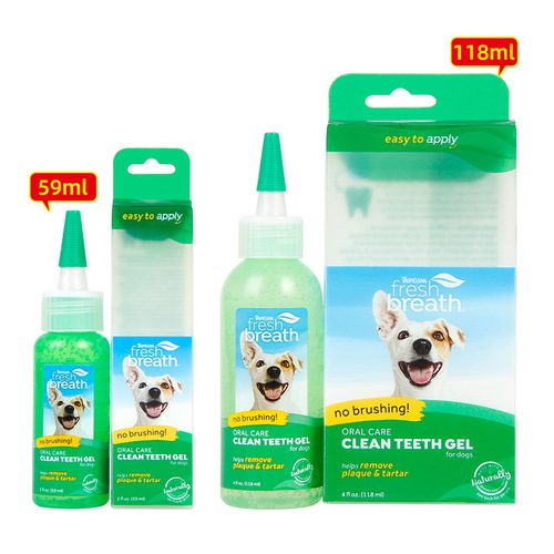Domejie Dog Teeth Cleanser, Cat Teeth Cleanser, Pet Bad Breath Removes Tartar and Freshens the Mouth