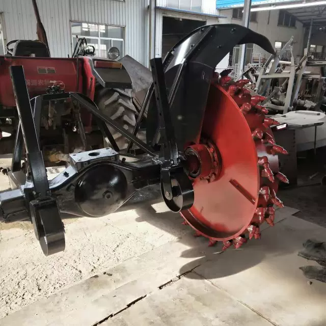 圆盘开沟机 水泥路开黑狗